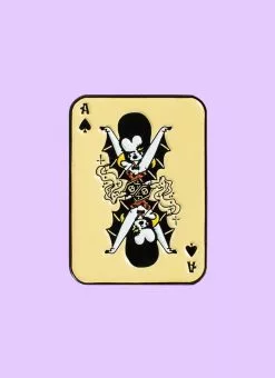 Valfré Vampira Ace Of Spades Pin New