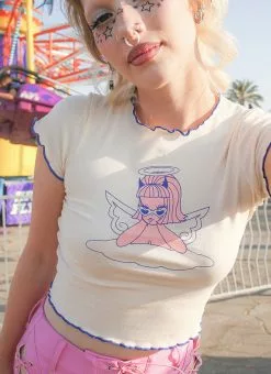 Valfré New Fallen Angel Lettuce Edge Tee