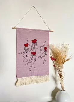 Valfré Love Dancers Woven Tapestry