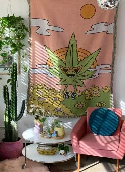 Valfré Rainbow Dave Woven Blanket New