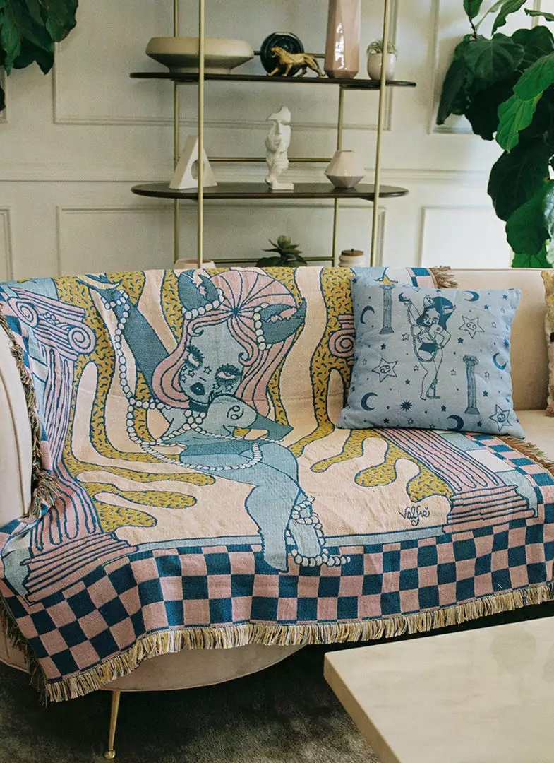 Valfré New Celestial Cancer Woven Blanket